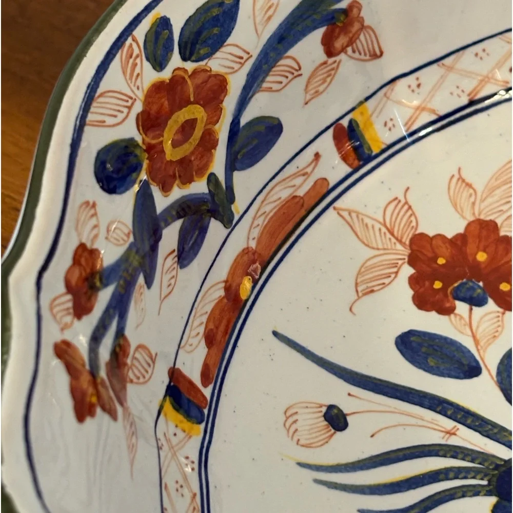 Tiffany & Co. Vintage Italian Hand Painted Ceramic Bowl